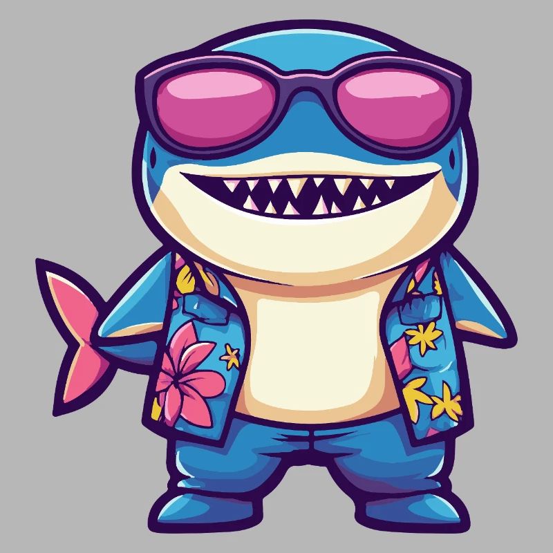 Shark Comic Vacation