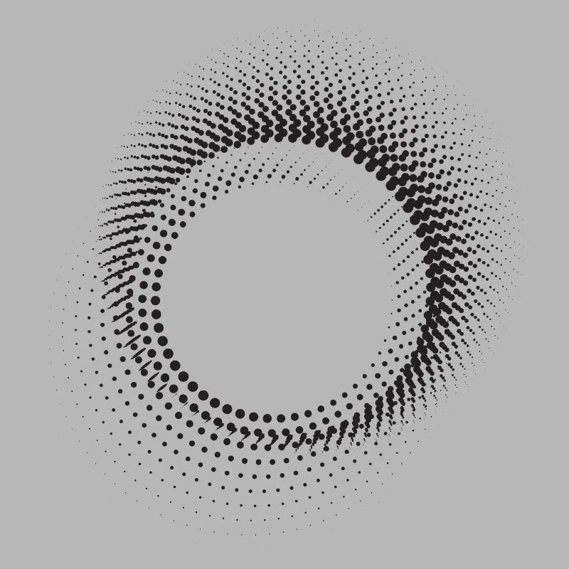 Halo Dot Ring Pattern