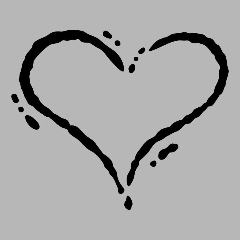 Herz - Scribble (Zeichnung)