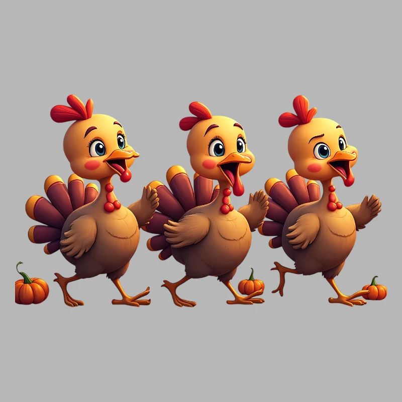 Bébé dinde de Thanksgiving
