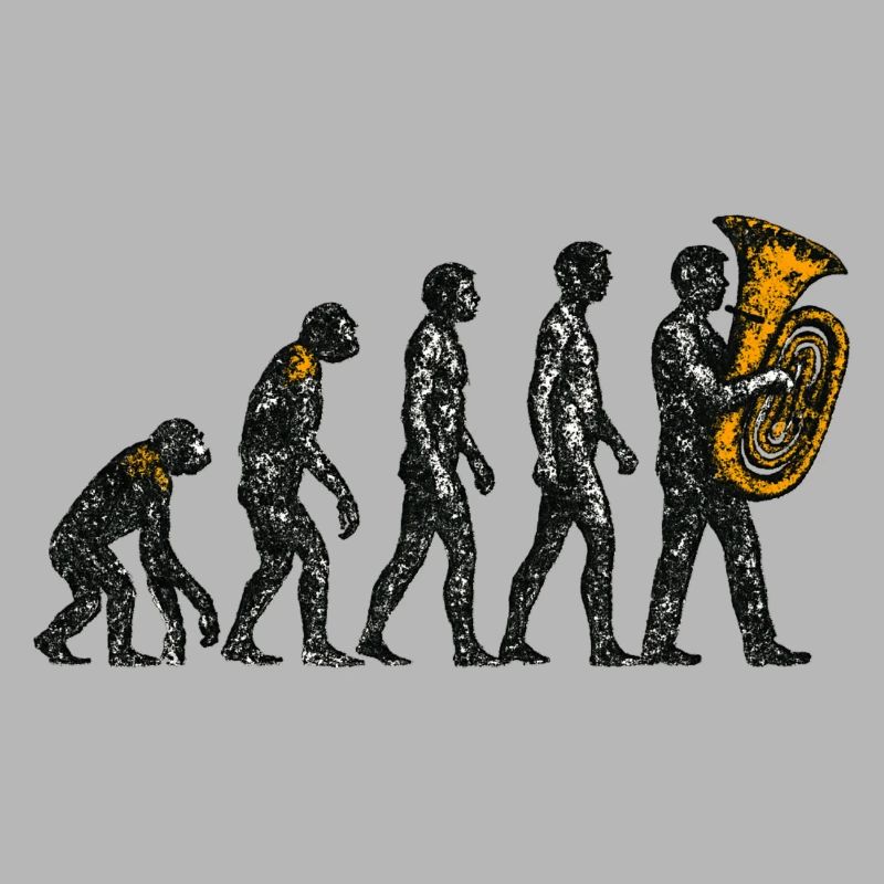 Évolution vers le design grunge du joueur de tuba