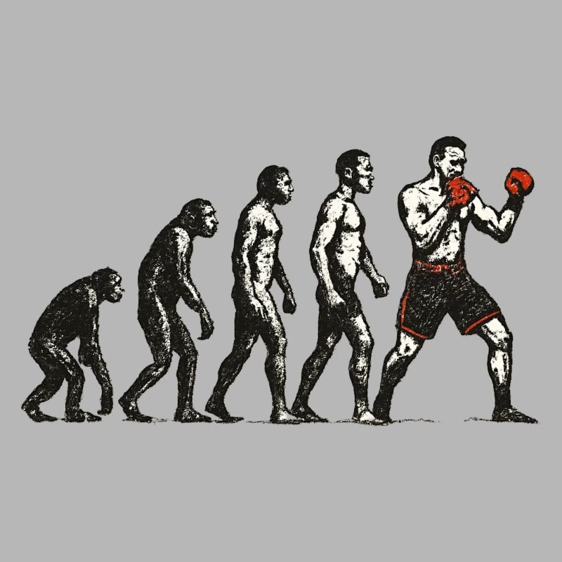 Évolution vers un combattant de MMA dans le style grunge