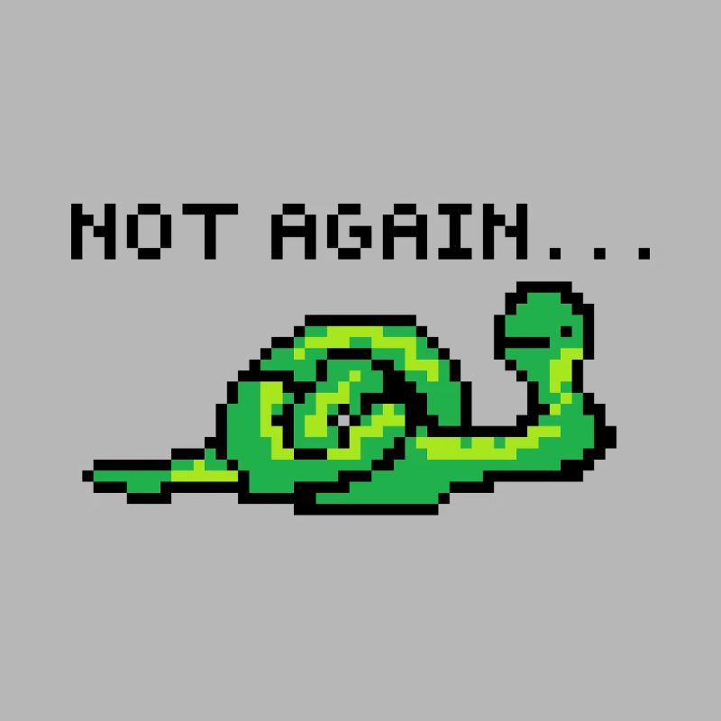 Pixelart Schlange