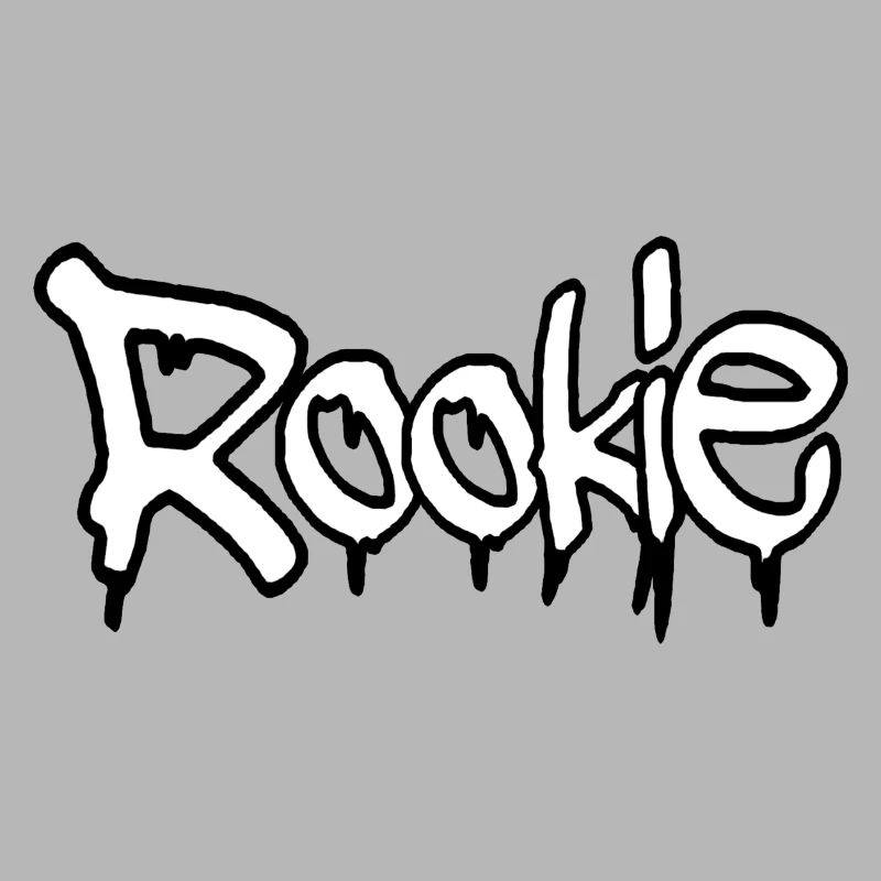 Conception de texte de recrue de style graffiti