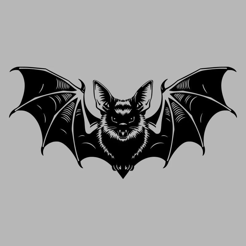 Bat Gothic Illustration