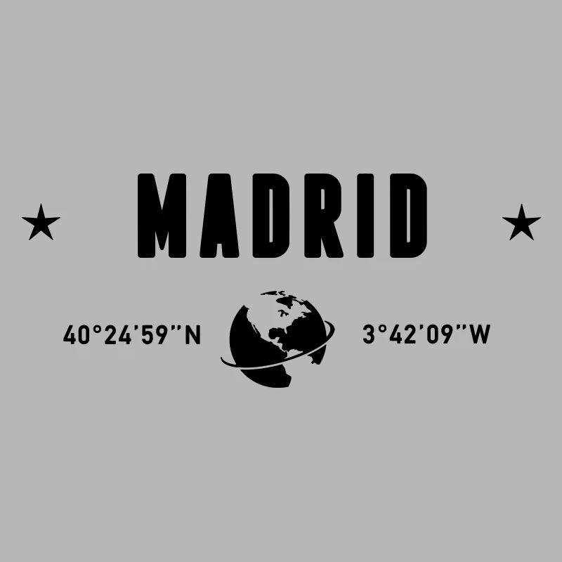 Madrid Spain Coordinates Planet Earth