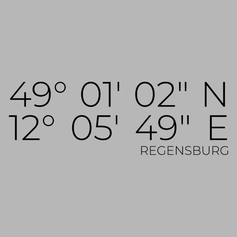 coordinates Regensburg