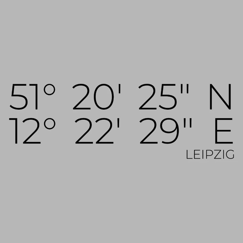 Coordinates Leipzig