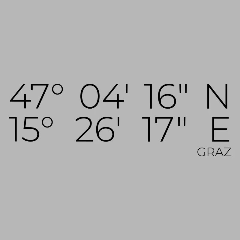 coordinates Graz, Austria