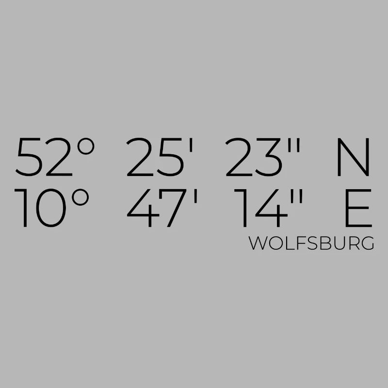 Coordinates Wolfsburg