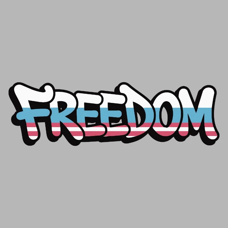Freedom Typografie Statement Design