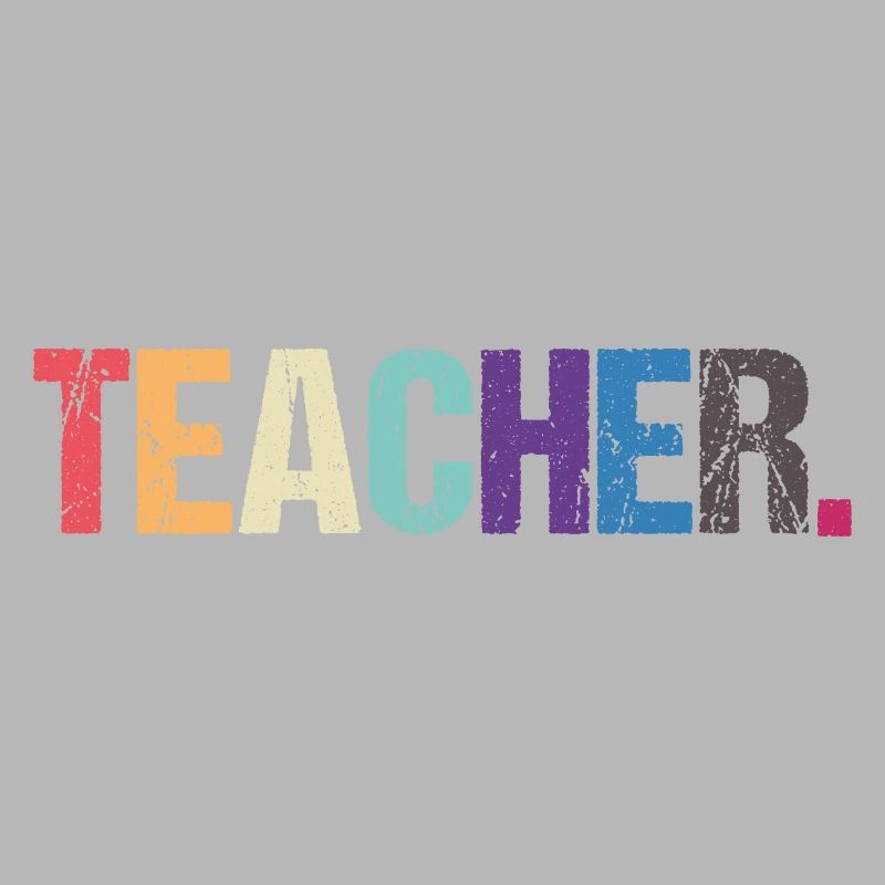 Conception colorée de TEACHER