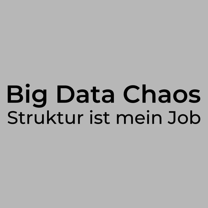 Big Data Chaos – La structure est mon travail