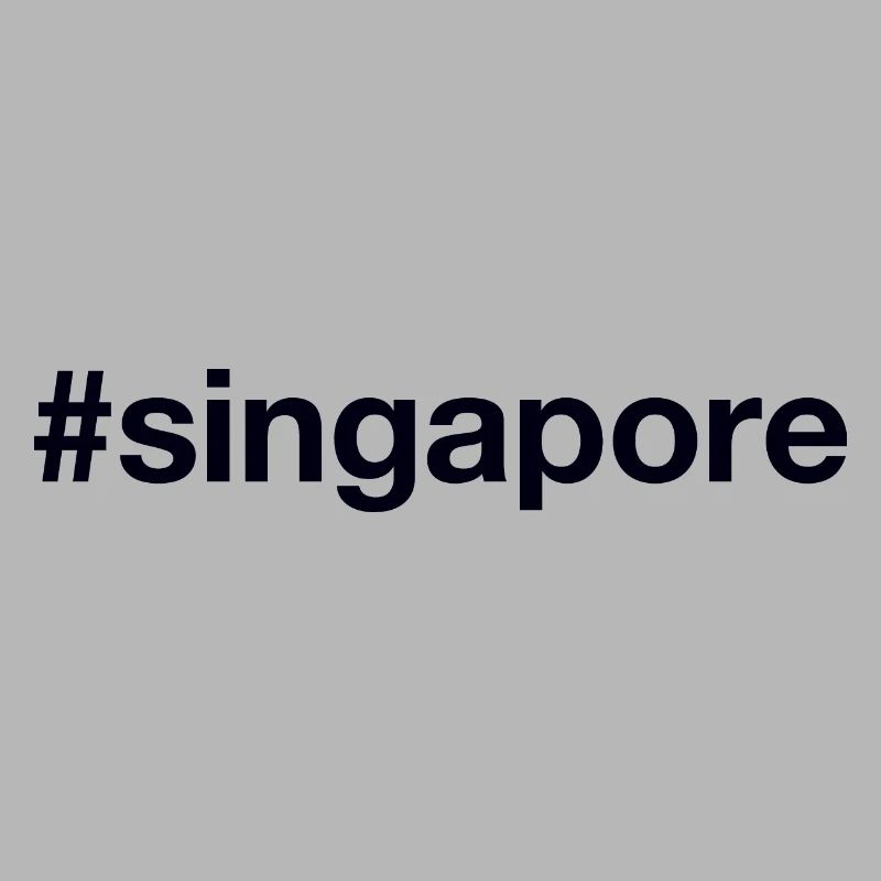 SINGAPOUR Hashtag Singapour