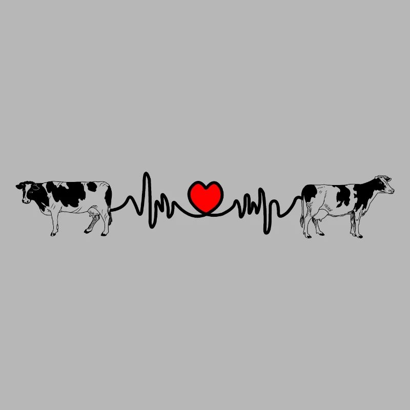 Cardio-Herzfrequenz-Kühe