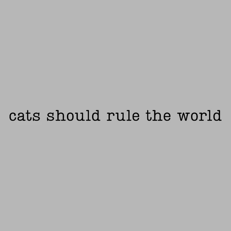 Les chats devraient dominer le monde