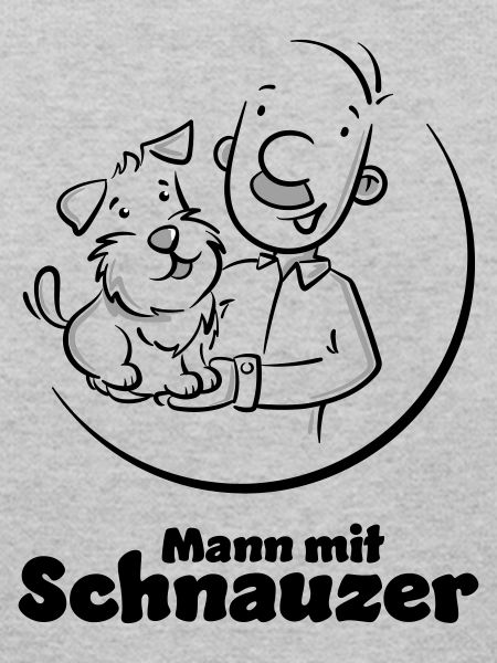 Mann mit Schnauzer (Oberlippenbart)