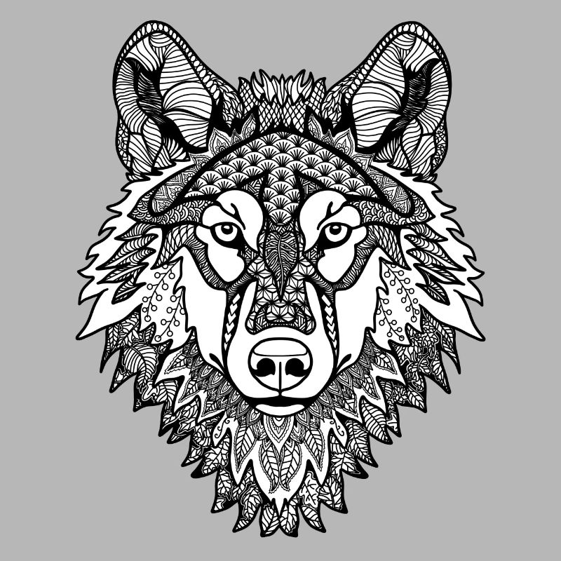 Mandala Wolf