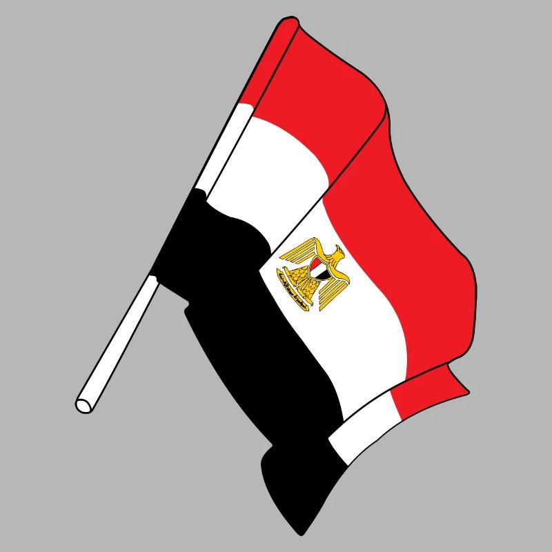 Drapeau : Égypte