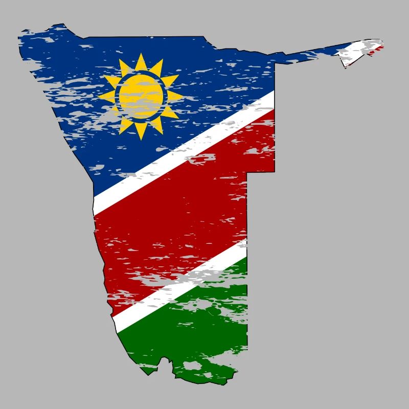 Namibia map used