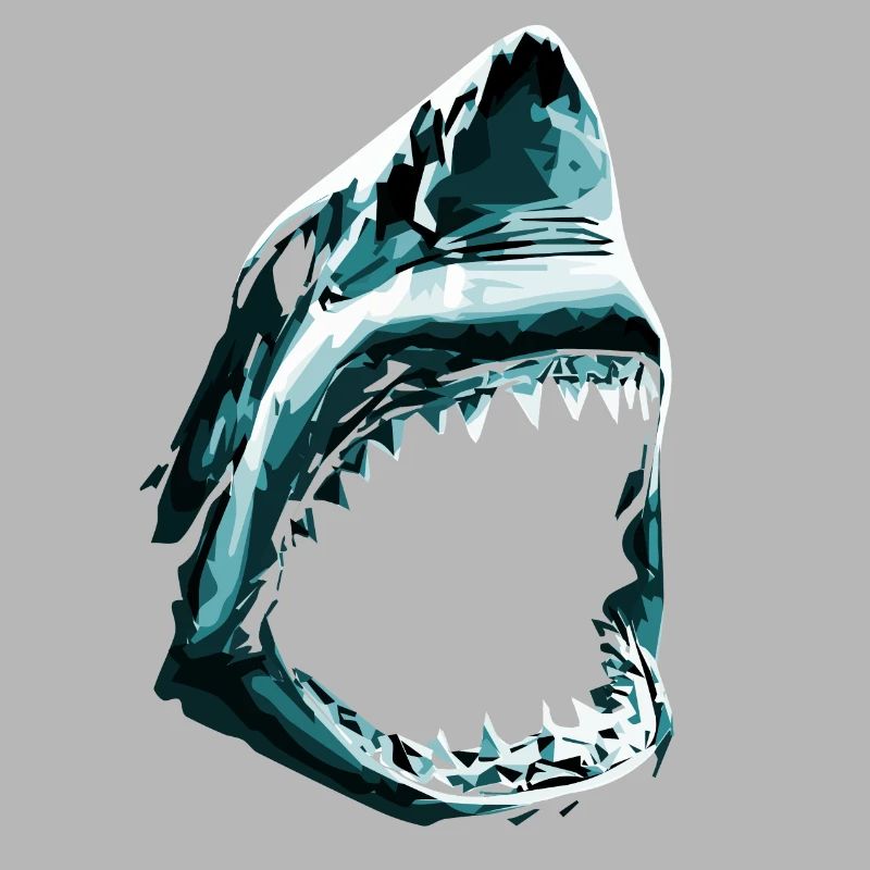 Requin à gueule ouverte
