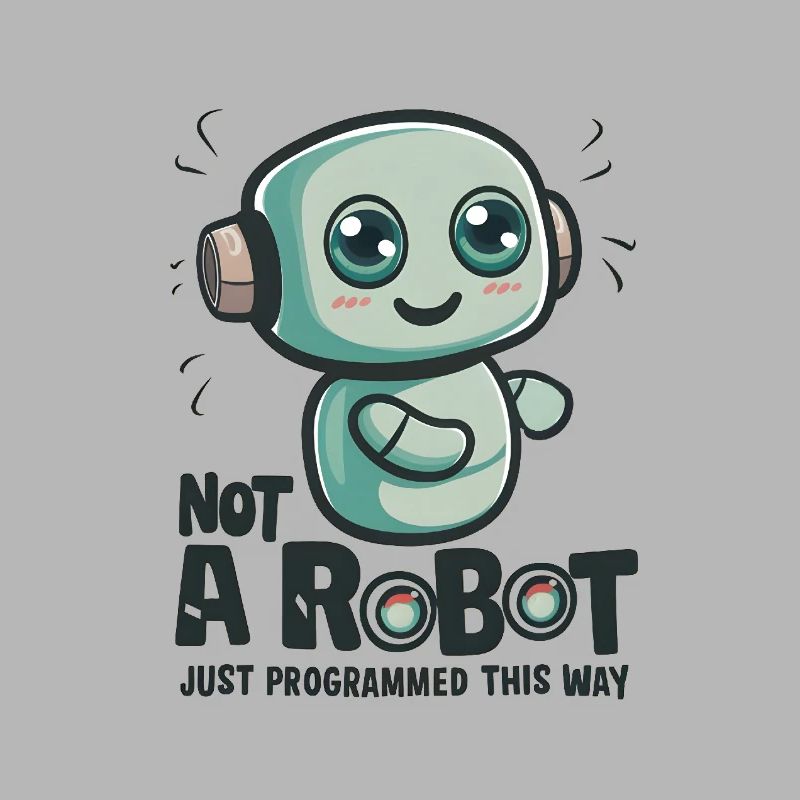 Not a Robot, Just Programmed This Way