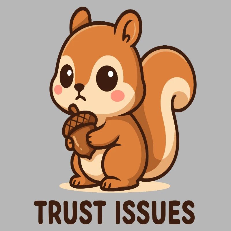 Eichhörnchen mit Trust Issues