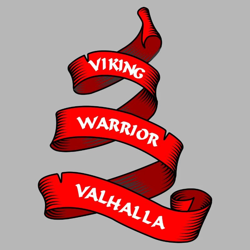 Wikinger Wimpel oder Banner rot