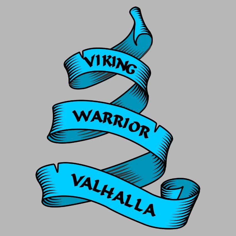 Wikinger Wimpel oder Banner blau