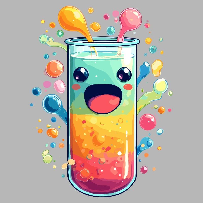 Bunte Saft Explosion Teströhre