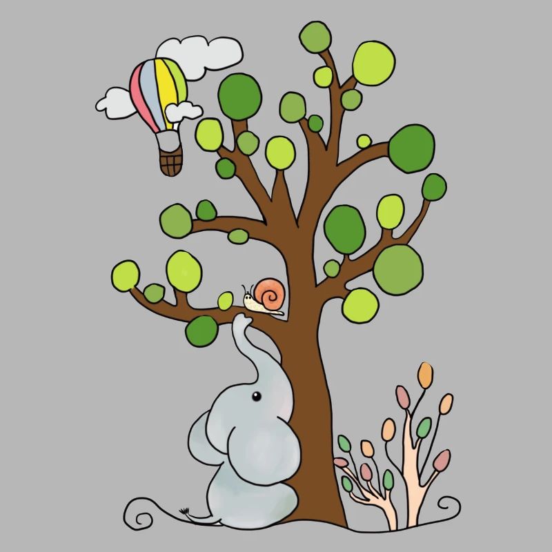 Elefant unterm Baum