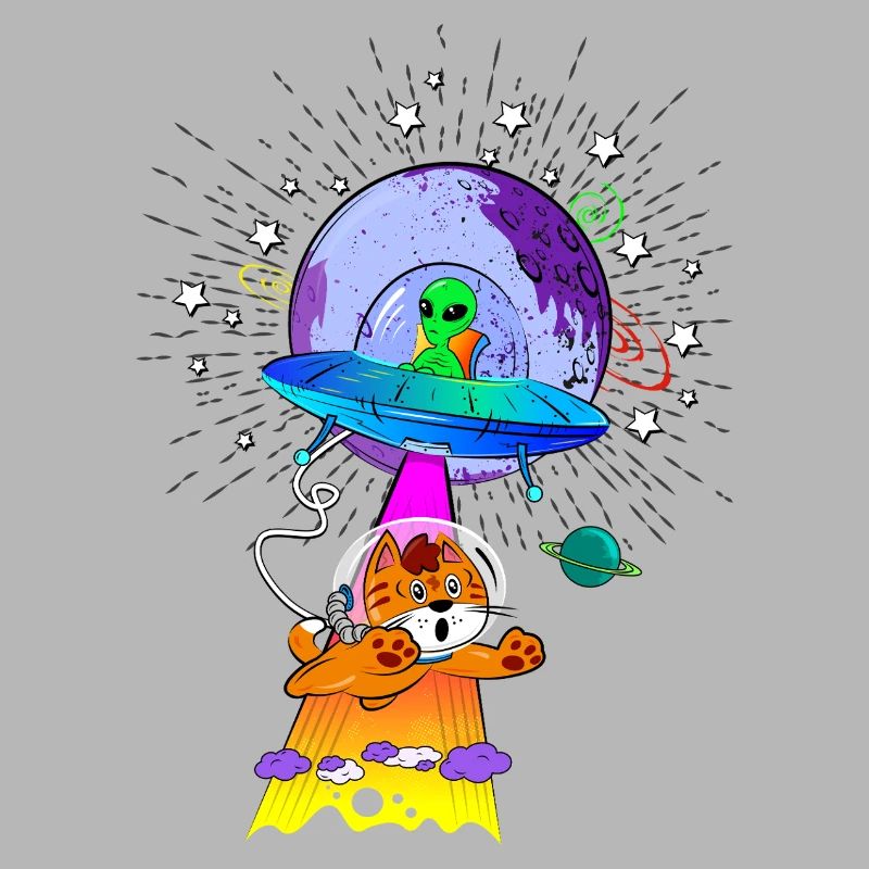 Kosmische Katzen-UFO-Abenteuer