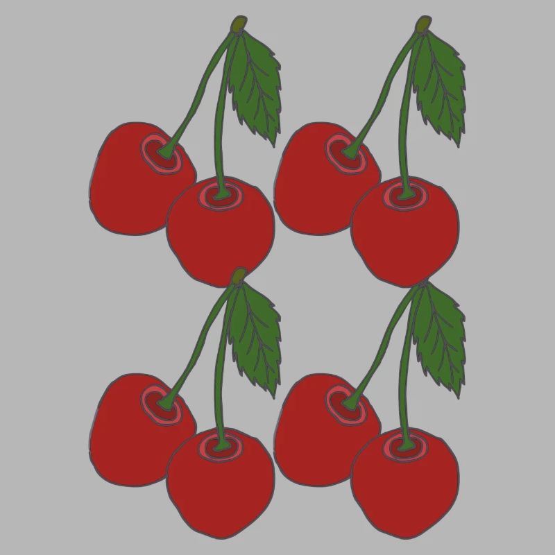 Cherries 4-fold