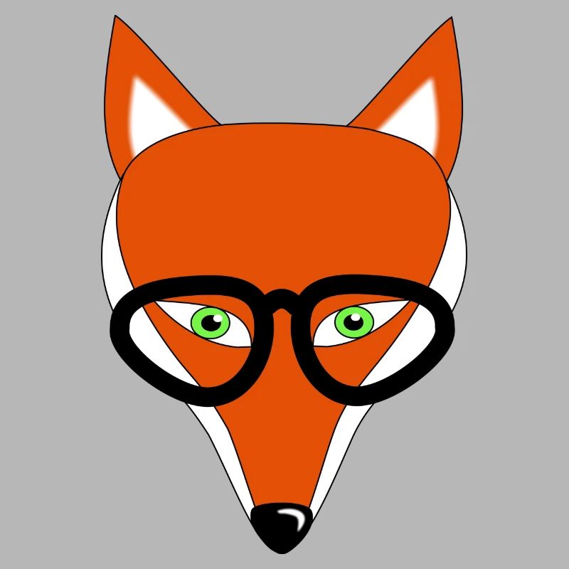 fuchs mit brille geschenk