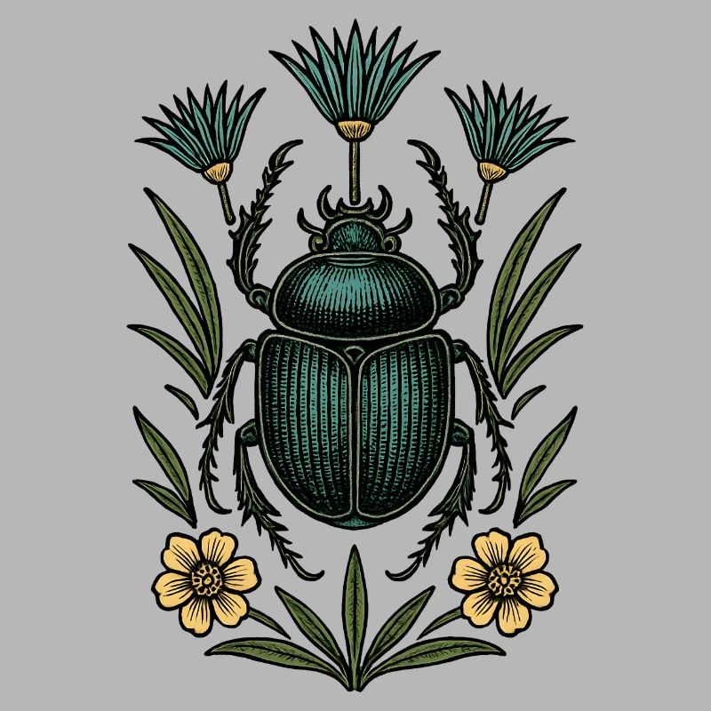 Insecte dans la structure de la fleur