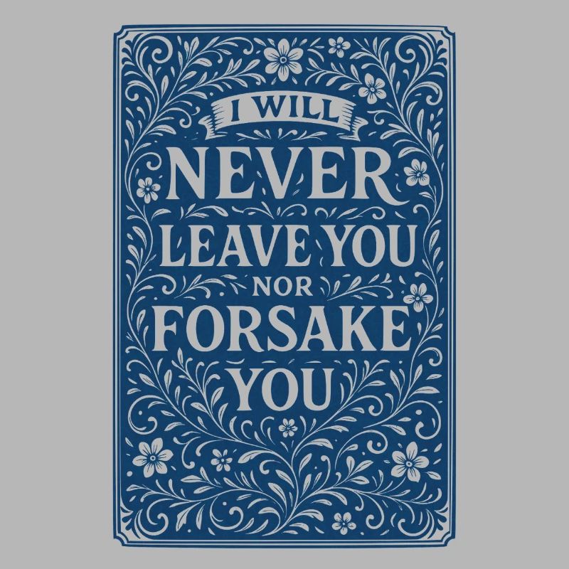 Ich werde dich niemals verlassen oder im Stich lassen