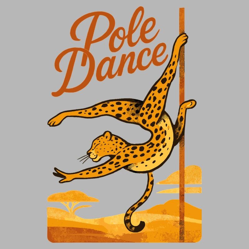 Pole dance Léopard Pole Dancer Cadeau