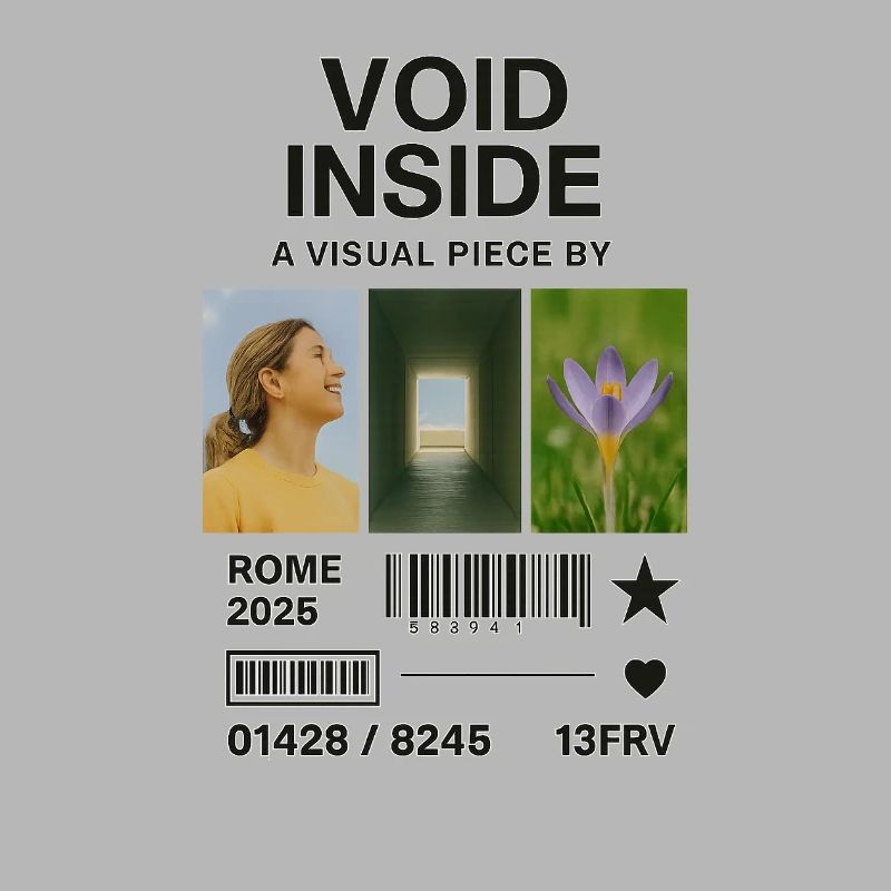 Inner Void: Collage Light Flower