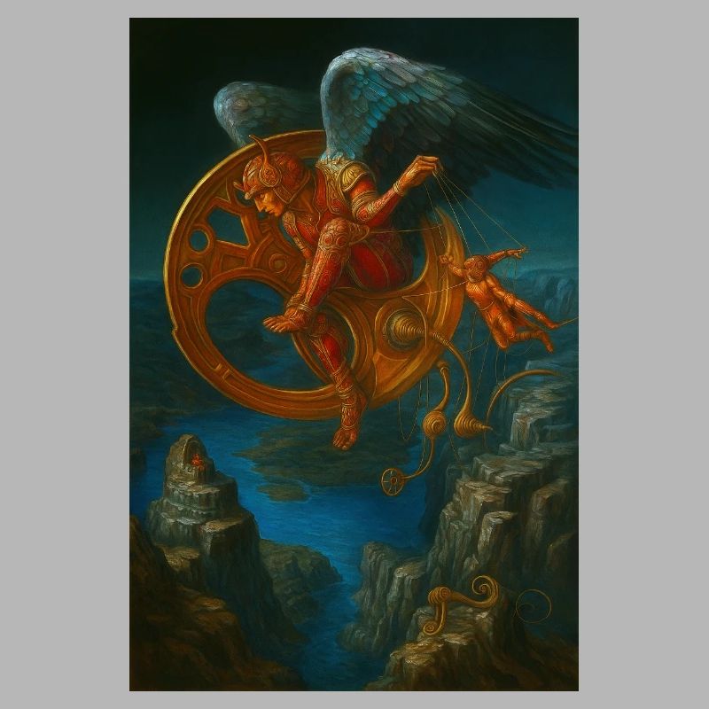 Fantasy Mechanical Flying Creature Design