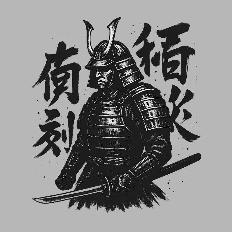 Samurai Calligraphy Art