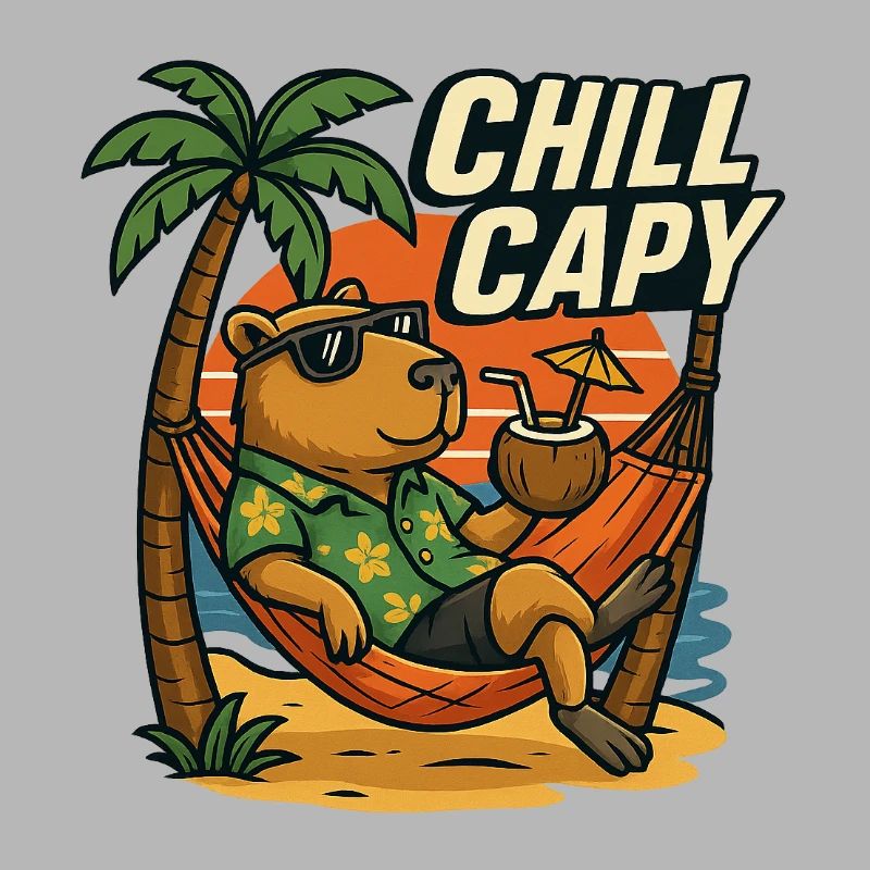 Chill Capy – Beach Capybara