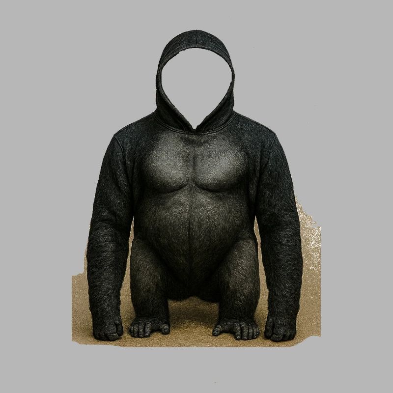 Shadow Gorilla Kapuzenpullover Design