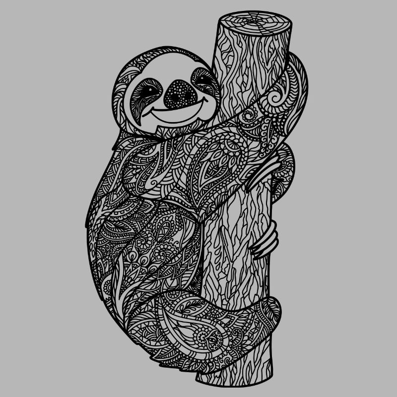 Faultier Zentangle