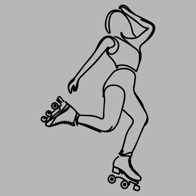 Rollschuh Mädchen