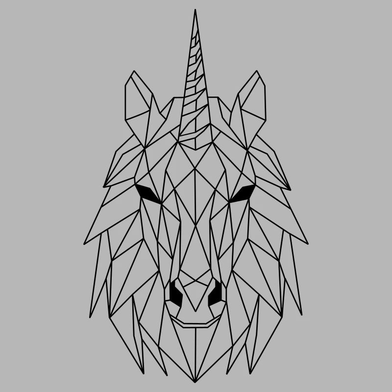 Einhorn Polygon