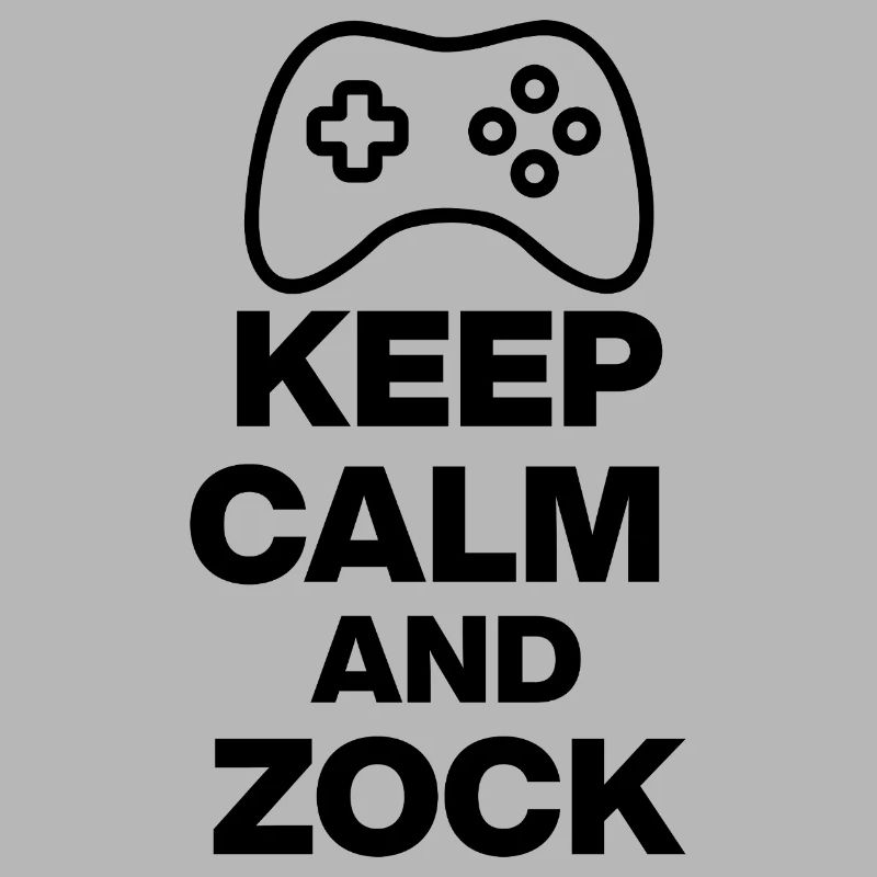 KEEP CALM AND GAMBLE! GAMING GAMER CONSOLE PC black
