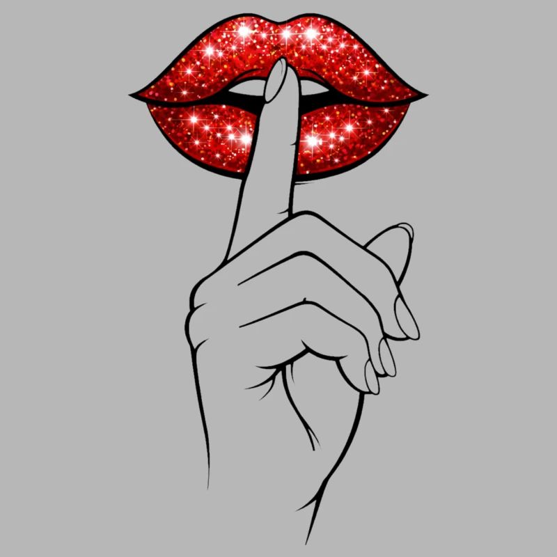 Psst Lips – Mysterious Statement Shirt