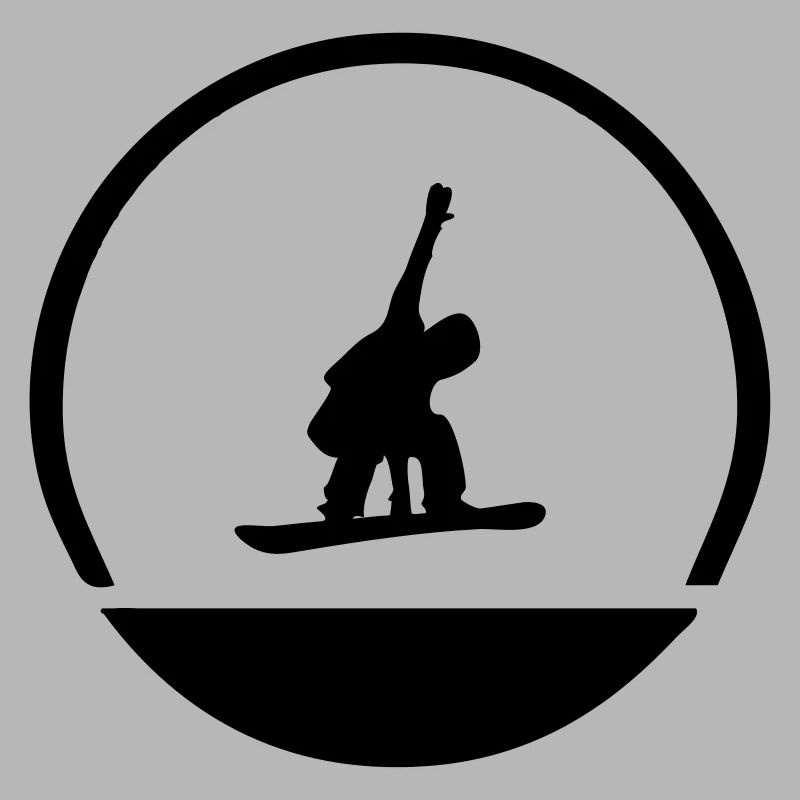 Emblème de snowboarder