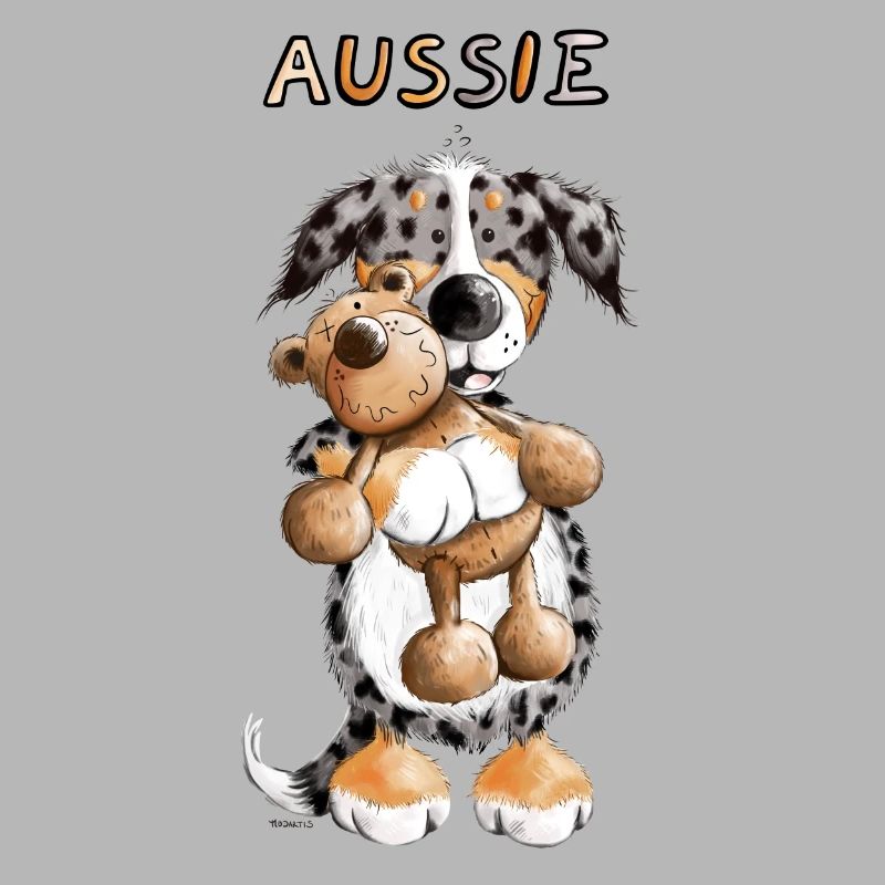Aussie with teddy