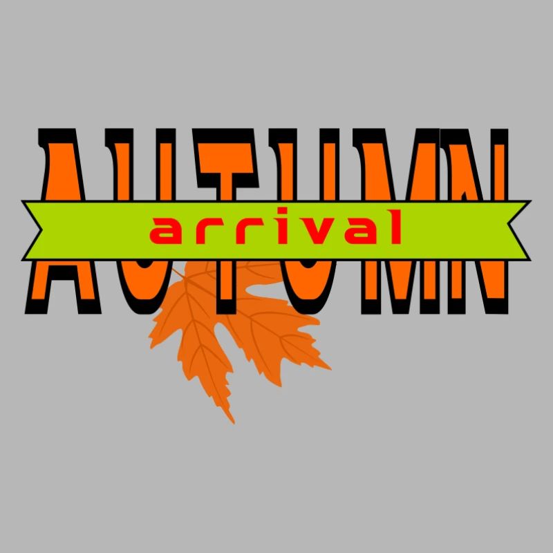 Automne Feuille Arrivée Design Graphique